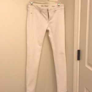 EUC DL1961 White Emma Leggings Size 26.